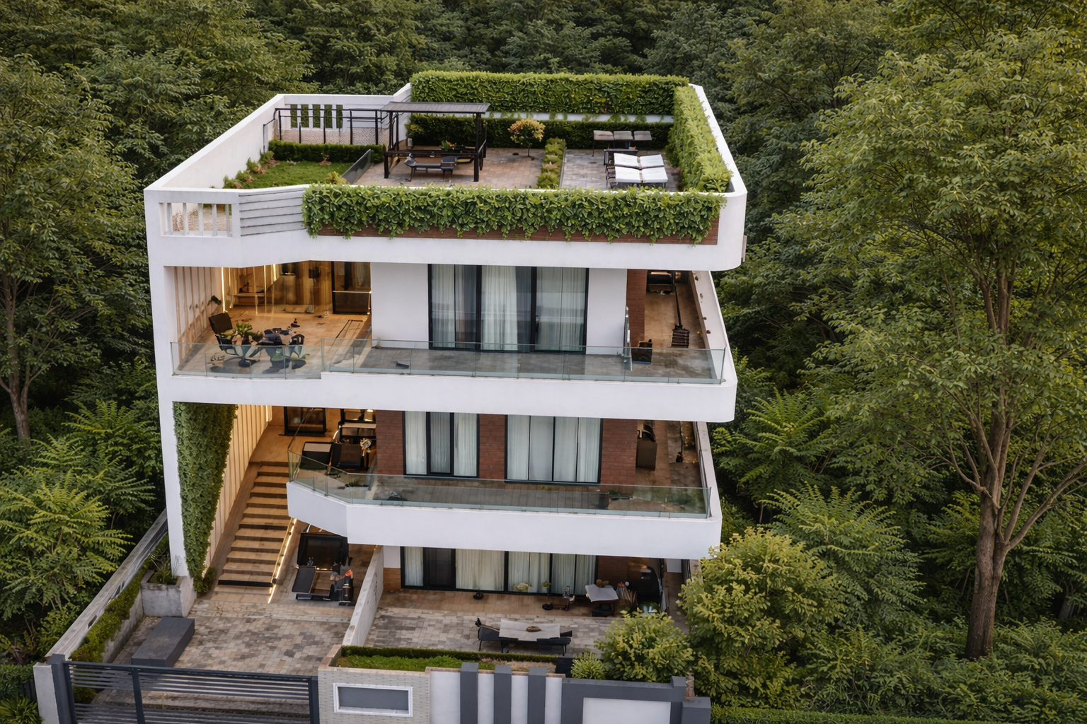 White Minimal. Srivastav Ji Ashiyana 3